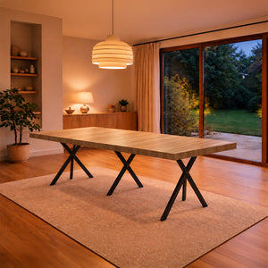 Tavoli Consolle Allungabile BRIA 235 cm effeto Legno