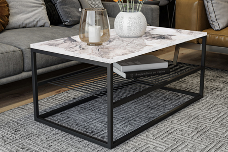 Tavolino effetto marmo Marbel