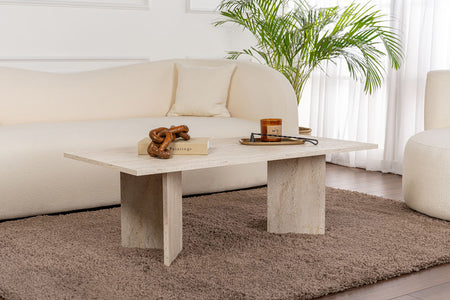 tavolino da caffè rettangolare in travertino topi atmosfera concept u