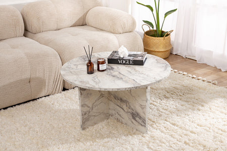 tavolino da caffè rotondo in marmo Vinu atmosfera concept u