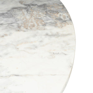tavolino rotondo in marmo materiale vinile concept u