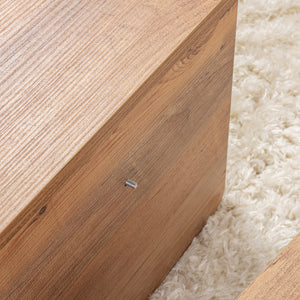 tavolino rotondo podio legno poul fissaggio concept u