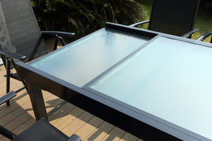 Tavolo allungabile in alluminio