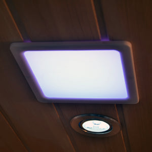 Sauna infrarossi a 2 posti in legno cromoterapia Narvik zoom 4