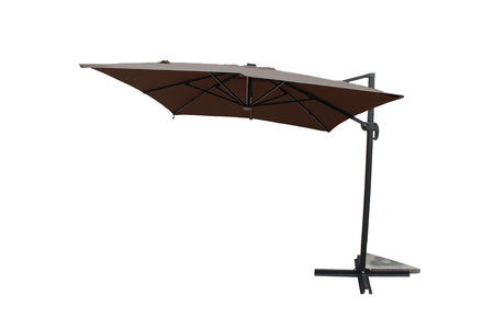 Ombrellone Rettangolare con LED Cioccolato