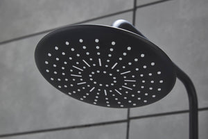 Colonna doccia nera con monocomando 'tondo' zoom 1