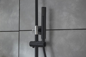 Colonna doccia nera con monocomando 'tondo' zoom 2