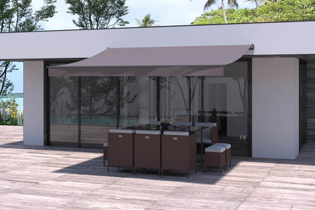 Tenda manuale 4x3 m Adro grigio talpa