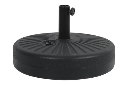 Robusta base circolare per ombrellone in plastica