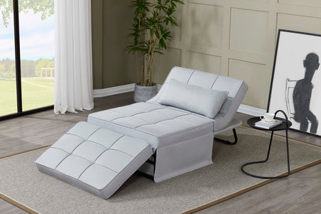 Poltrona pouf 3 in 1 grigia