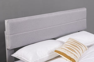 letto design grigio 160cm Lincoln