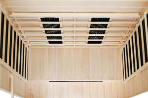 Sauna a infrarossi a 2 posti in legno con cromoterapia Narvik