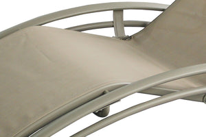 sdraio regolabile e impilabile con gambe in acciaio Limea Cappuccino zoom 4 concept-u