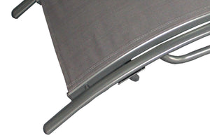 sdraio regolabile e impilabile con gambe in acciaio Limea grigio  zoom 3 Concept u