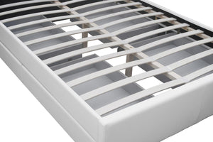 struttura letto design led 140x190 con cassetti in finto bianco Enfield concept-u zoom 1 concept u